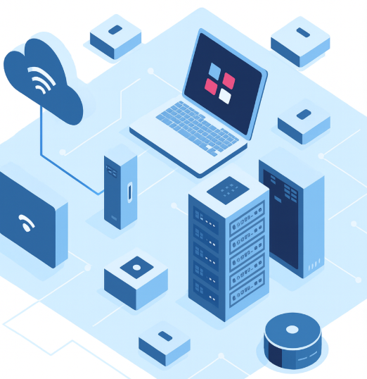 Network & Security Illustration